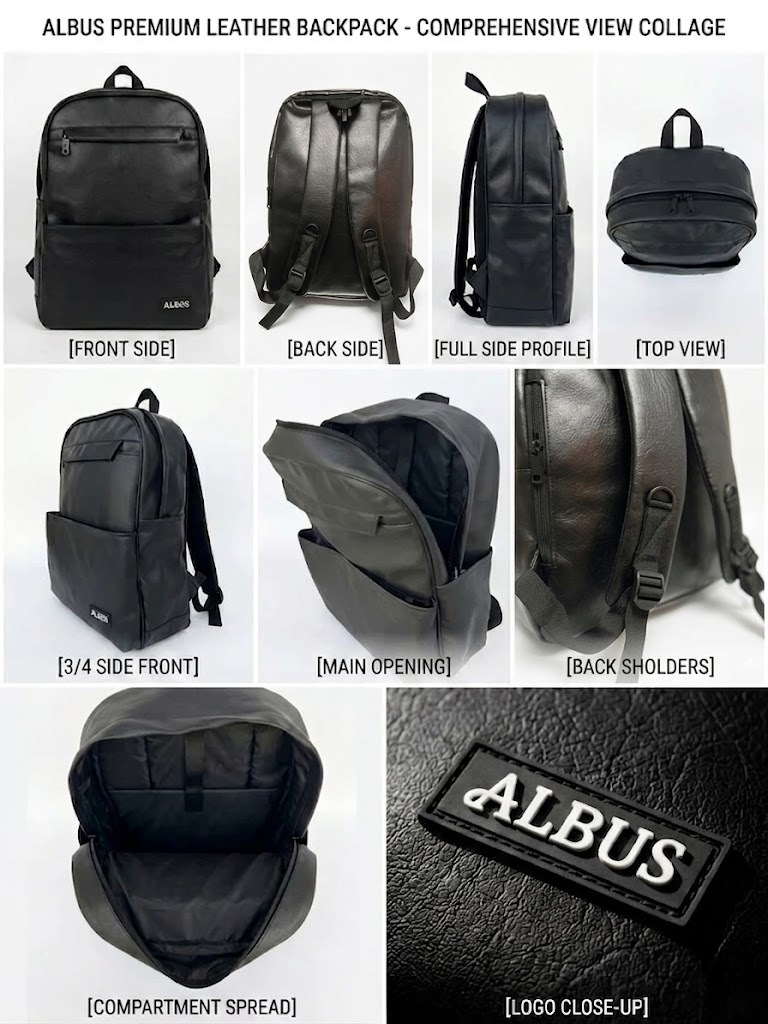 S1 Premium Leather Backpack
