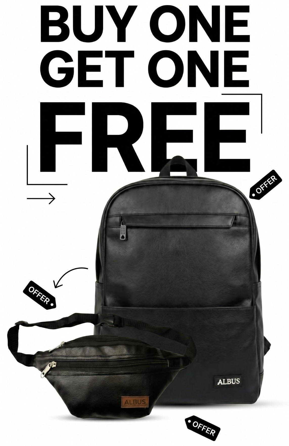 black leather sling backpack Polare Cowhide Leather Sling Chest Shoulder Bag Waterproof Anti Theft