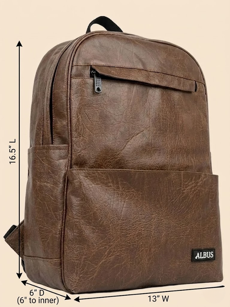 S1 Premium Leather Backpack + One Fanny Bag Free