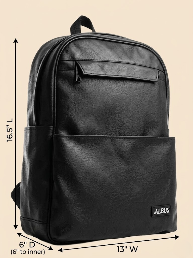 S1 Premium Leather Backpack + One Fanny Bag Free